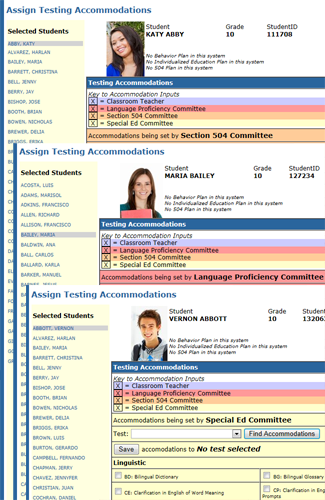 Setting Accommodations is easy