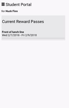 Current reward passes
